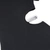 Mode Neue Slim Fit Schwarz Sexy Abendkleid Frauen Hohe Taille Hohl Metall Kette Spleißen Party Kleider für Frauen Sommer Casual Kurze kleid 25843