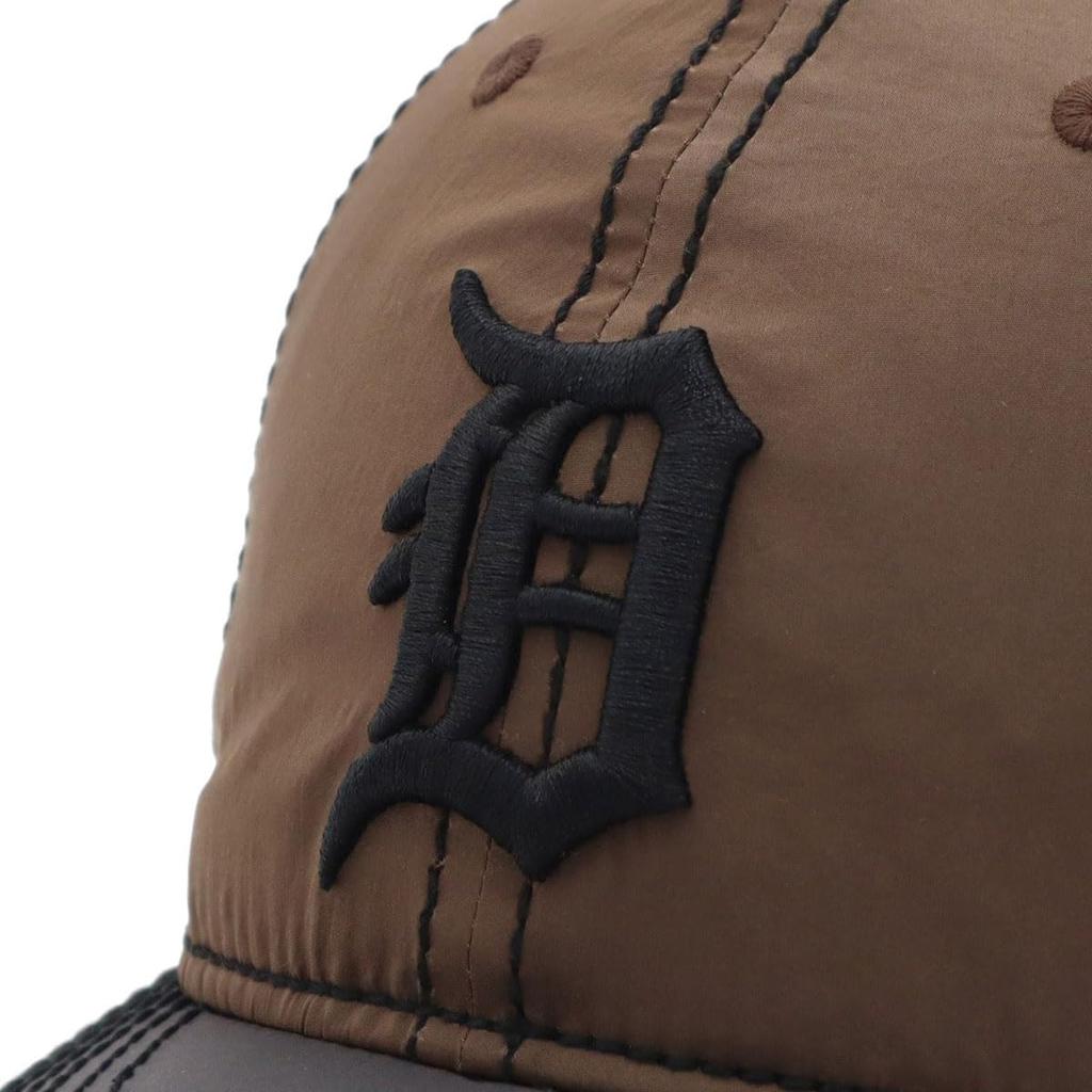[New Era] Kšiltovka New Era 9THIRTY 14707663 NER36C0925 MLB Detroit Tigers DET HnědáGrafitová Hnědá ML Vintage Nylon Exkluzivně na ONSPOTZ Pánská Dámská Kšiltovka 930