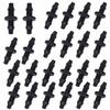 200PCS 4/7mm Hose Straight Hose Adapter Anti-Leak Barbed Connector  Micro Sprinkler System