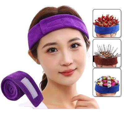 Perm Hair Headband Make Up Wrap Head Cloth Head Band Adjustable Towel Salon Hair Dyeing Absorbent Strip For Face Washing Styling