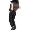 Coach Ss24 Solid Color Zipper Closure Stand Collar Vest Women vest Black Brown CU417-BK
