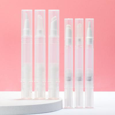 2ml/5ml Dispenser Pen Transparent Good Sealing Hygienic Easy To Carry Wear-resistant Birthday Gift PP Material Liquid Foundation Rotating Repacking
