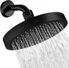 6 Inch Round Booster Shower Set Fully Electroplated Shower Head Home Set Bathroom Extension Shower Rod Set For Bathroom