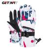 Getinfit Ski Gloves Men Women Winter Warm Waterproof Windproof Thickened Fleece for Outdoor Cycling