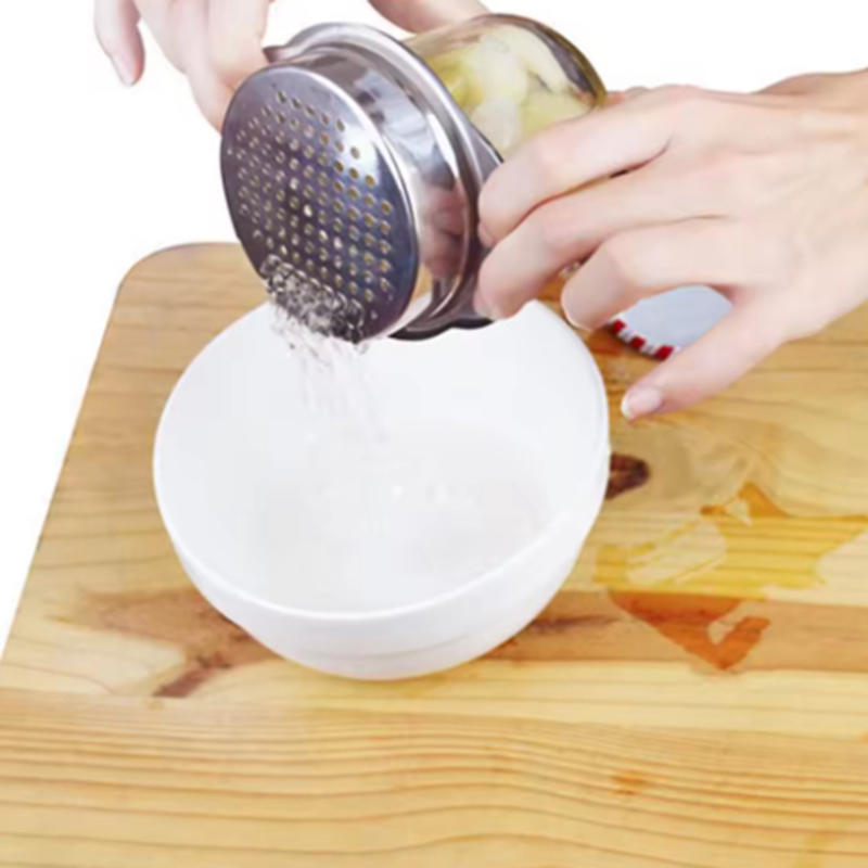 Kitchen Can Colander Strainer Silver Kitchen Stainless Steel Canned Food Drain Basket Sieve Canning Jar Funnel Food Prep Tool
