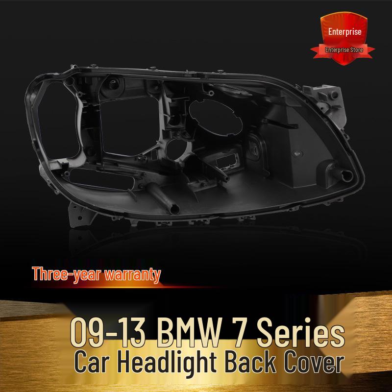 BMW 7 Series F02 Headlight Shell Black Cover (2009-2015)