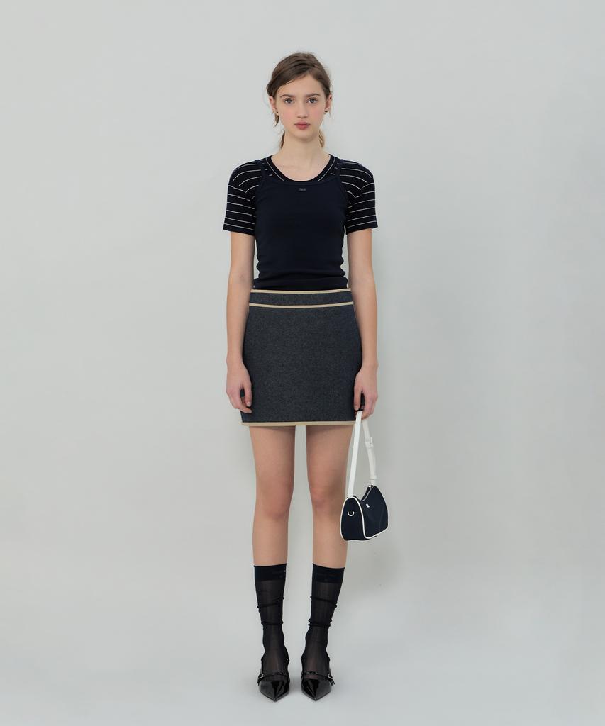 Grove Cleo Skirt (Deep Blue)