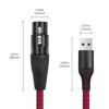 Multifunction Mic Link Converter Cable Male To Female USB To XLR Adapter  Microphones or Recording