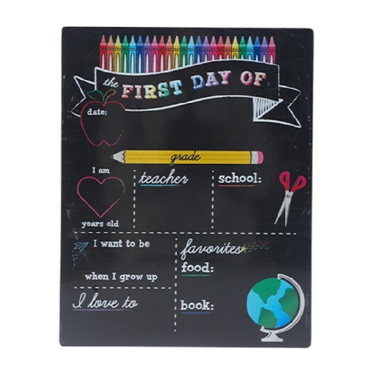 Double Sided Wooden Classroom Board Attachment Durability Ecological Friendly Design for Study Note Photo Props