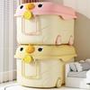 Kids' Large Capacity Plastic Storage Box for Toys, Snacks & Clothes