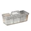Functional Plastic Tool Organizers Tool Box With Removable Dividers Holder Case Perfect For Travel Work Or Home Use
