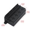 4 Relay Slots Car Fuse Relay Box 12V Pre-Wired Circuit Protection Car Fuse Holder 4 Relay Blocks Fuse for Car Truck RV Boat