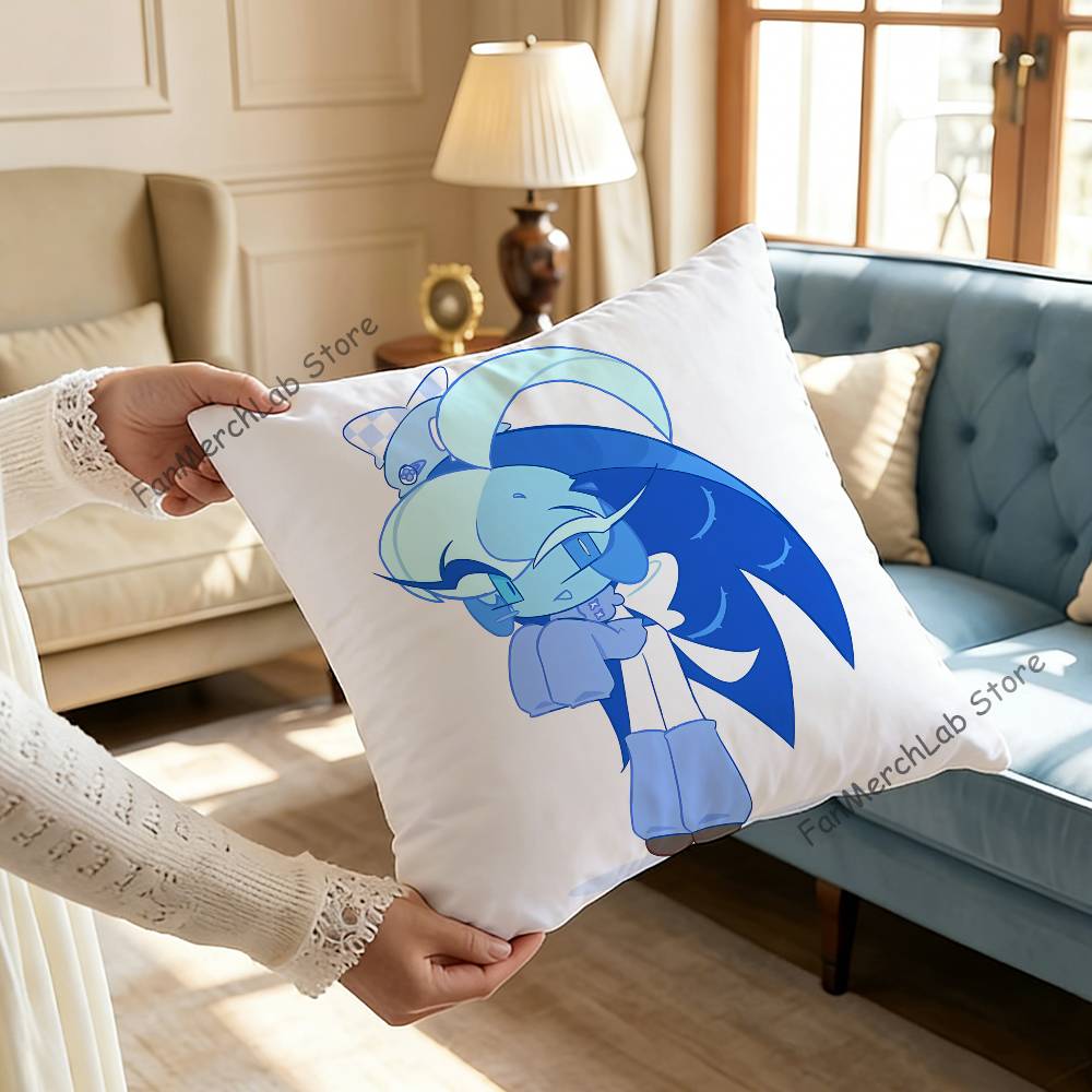 Game CCookie SShadowS Milk Pillowcase Pillowslip Cushion Plush Boys Girls Cartoon Anime Kawaii Decoration Kids Birthday Gifts