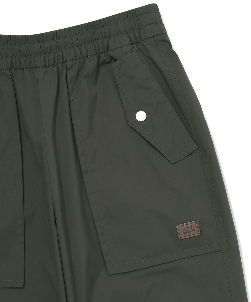 BBC EARTH Cotton Touch Elastic Waist Pants Khaki