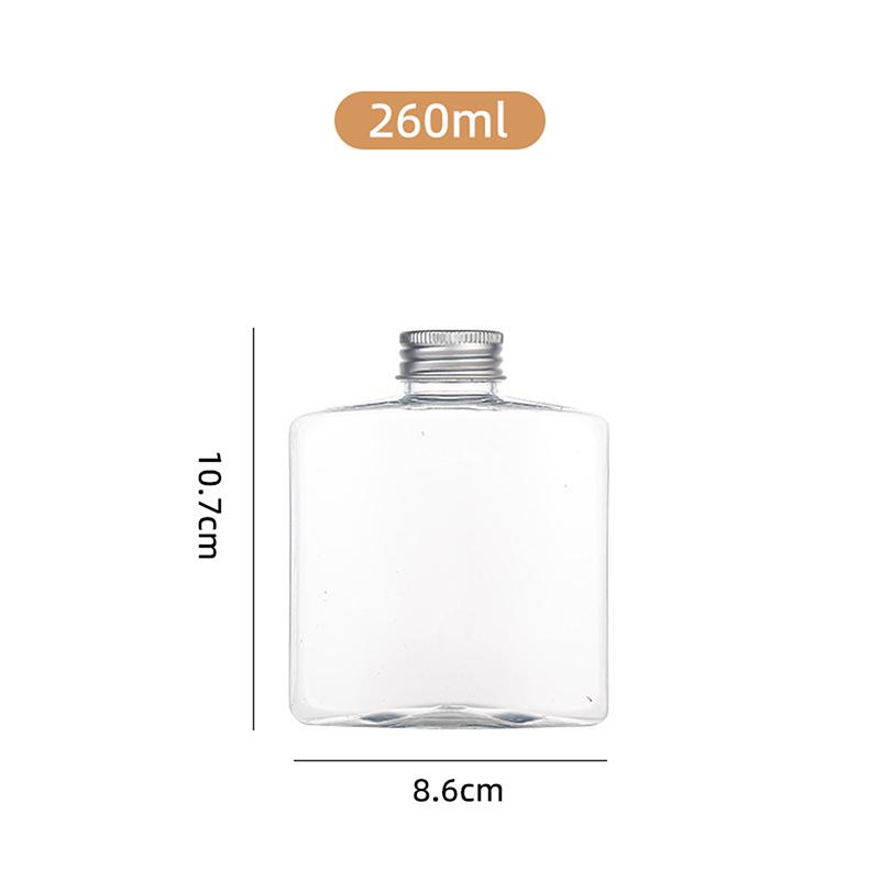 

260/350/500 мл плоская квадратная бутылка бутылка для напитков высококачественная чашка для сока бутылка для холодного напитка молока чая портативная питьевая чашка