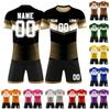 Anpassbares DIY Zweiteiliges Sporttrikot-Set: Kurzarmshirt und Shorts mit personalisiertem Nummernaufdruck für Teamuniformen