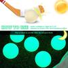 2Pcs Glow In Dark Hockey Pucks Street Hockey Balls Ice Hockey Glowing Balls for Kids Adults Night Practice Evening Game