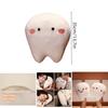 Cute Short Plush Cartoon Tooth Pillow For Kids, Soft And Comfortable On The Sofa