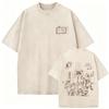 Camisetas de Merch de Bad Bunny Rapper Vintage Lavado Debi Tirar Mas Fotos DTMF Ropa para Hombre y Mujer Moda Hip Hop Camisetas Oversize
