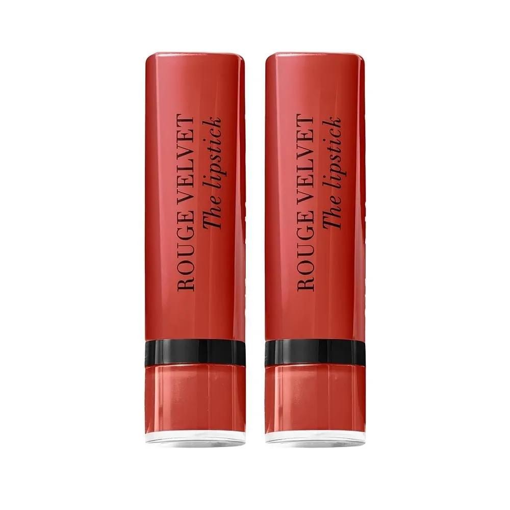 Bourjois 05 Brique à Brac Velvet Lipstick 2-Pack Bourjois Rouge Velvet The Lipstick Bullet Lipstick 5