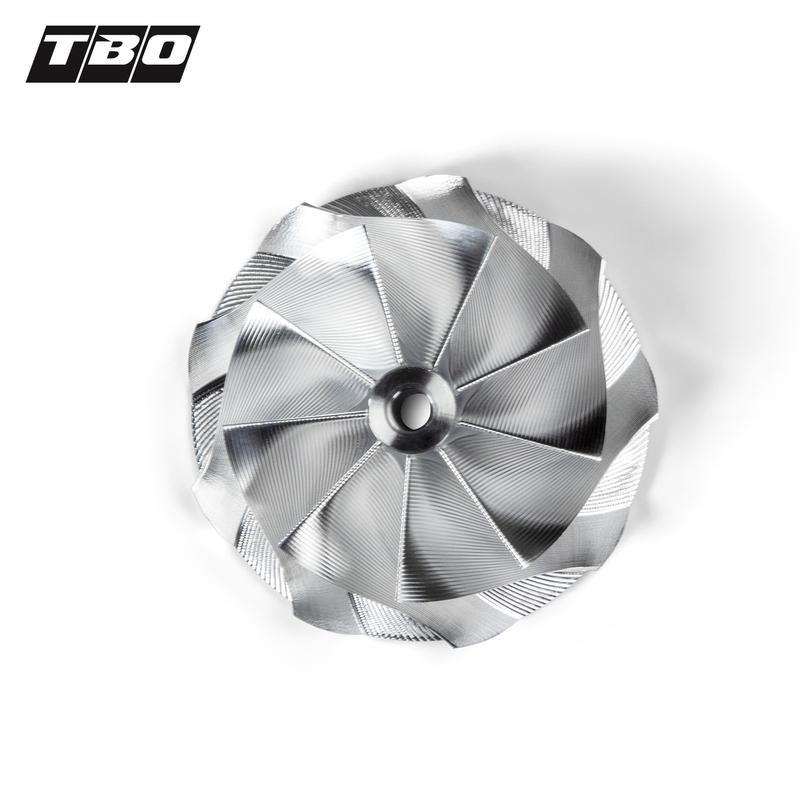 G Series Turbo G35-900 Billet Forged Compressor Wheel Billet 62x76mm 9+0 Forward Rotation 5-AXIS CNC Machine
