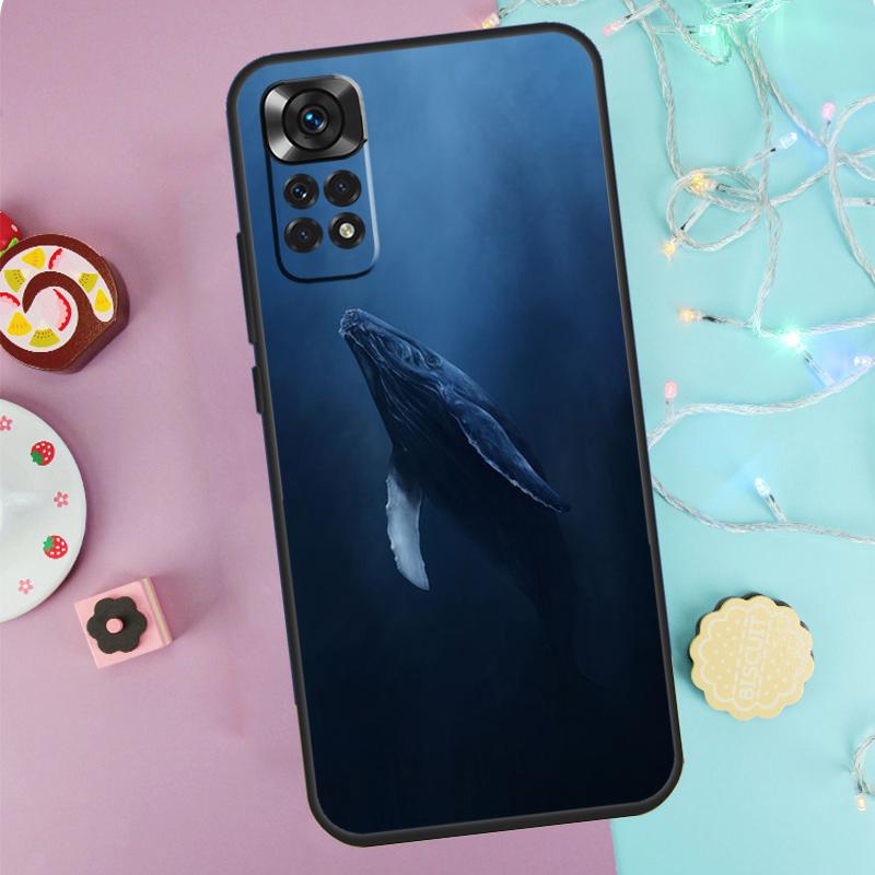 Ocean Whale Shark Swimming Case For Xiaomi Redmi Note 14 13 9 10 11 12 Pro 9S 10S 11S 12S Redmi 13C 10C 12C 14C Cover