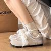 2025 new silver ballet training shoes women's retro niche thin-soled flat-bottomed spring and autumn sports and leisure versatile board shoes