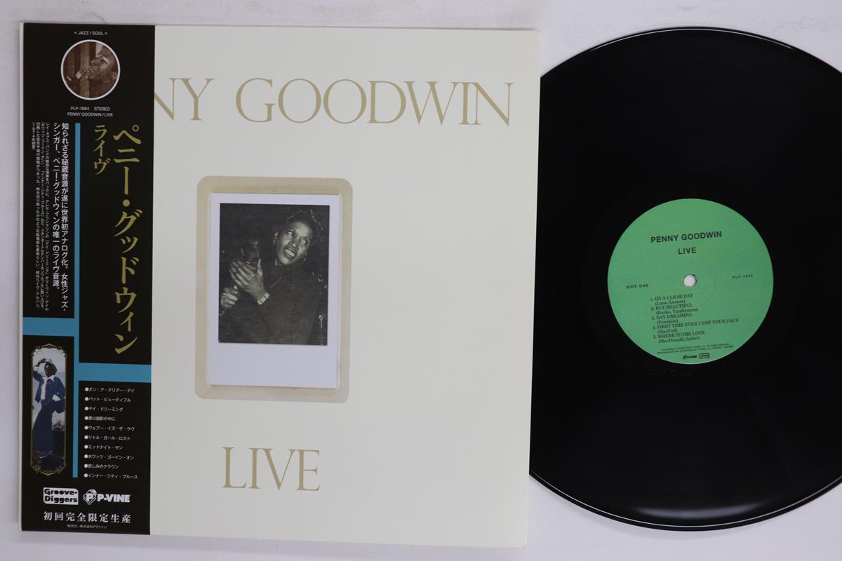LP Record PENNY GOODWIN Live PLP7894 PVINE 2022 Japan Obi Jazz Used