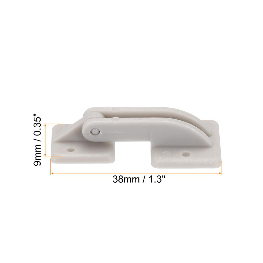Uxcell RC Hinges X Adjustable Hatch Hinges RC Model Airplane Parts 1.3" 0.35" 12-Pack