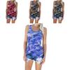Stylish Women's Ladies Sleeveless Camo Vest Tops With Breathable Fabric For Summer
