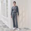 Calça Larga com Faixa Jacquard Htwpn2k01t