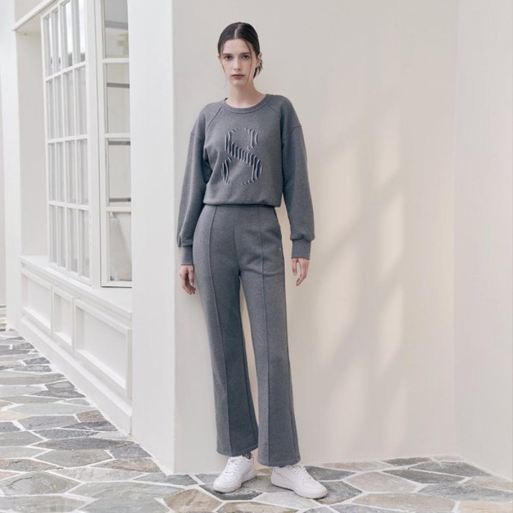 

Huit Jacquard Band Wide Pants Htwpn2k01t BK/XS