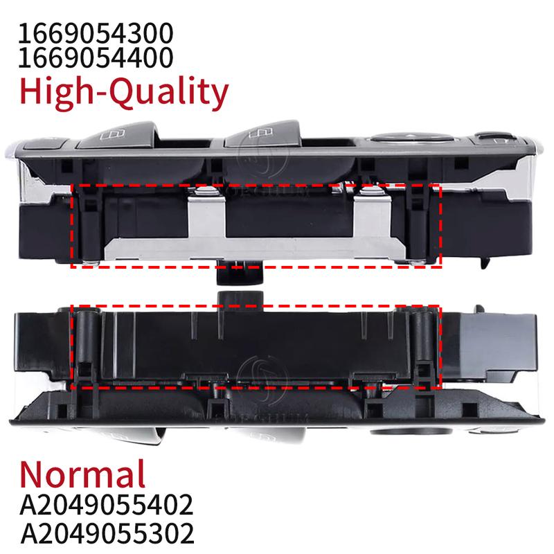 Window Switch For Mercedes Benz W212 W204 W117 W176 W156 X204 A2049055302 A2049055402 Glass Button For Benz C E Class S212 C250
