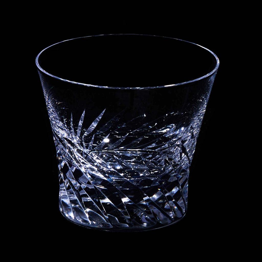 LUGUFON Whiskey Crystal Cut Handcrafted by Comes In a Paulownia Wood Perfect for Cold Plum and A Popular Gift for or 60th 270ml Glasses, Glasses,