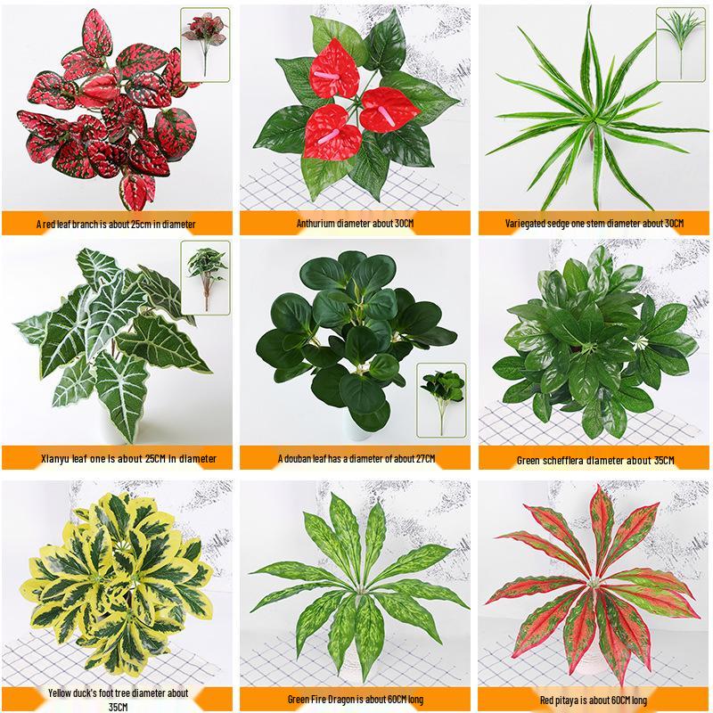 Persian Style Green Wall Hanging Grass Decoration for Indoor & Balcony Background