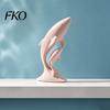 Whale Art for Nursery Decor 3D Printed Ornaments, Mother And Child Figurines, Matte Solid Color Figurine Modern Minimalist Double Sculpture