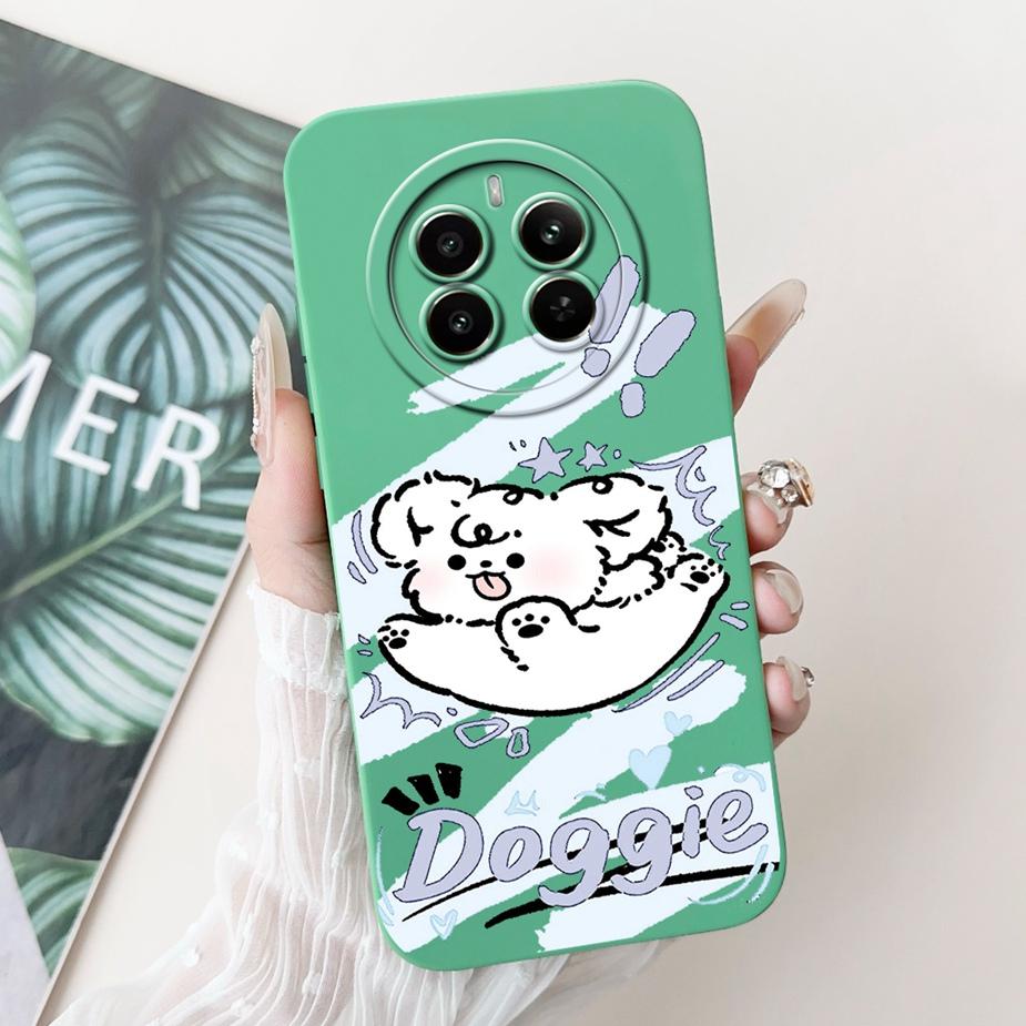 For Realme 12 Pro Plus Case RMX3840 Cute Cartoon Cover Soft Silicone Phone Case For Realme 12 Plus 12X Realme12 Pro + Bags Shell