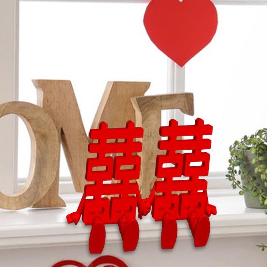 1/2Pcs 3D Printed Xi Character Figurine Red Xi Character Figure with Articulated Legs Movable Joints Double Xi Fidget Toy Decoration Ornament