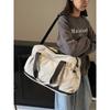 Damen tragbare Reisegepäcktasche Herren große Kapazität Handtasche faltbare Aufbewahrungstasche trocken und nass trennbar Fitness-Tasche