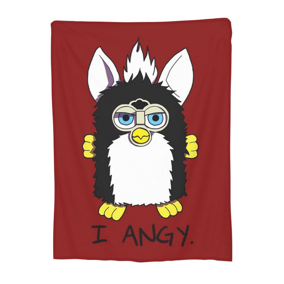

Furby Army Blankets Fleece Sofa Throw Blanket Lightweight Throw Blankets for Couch Bedding Travel Throws Bedspread Quilt 75x90cm