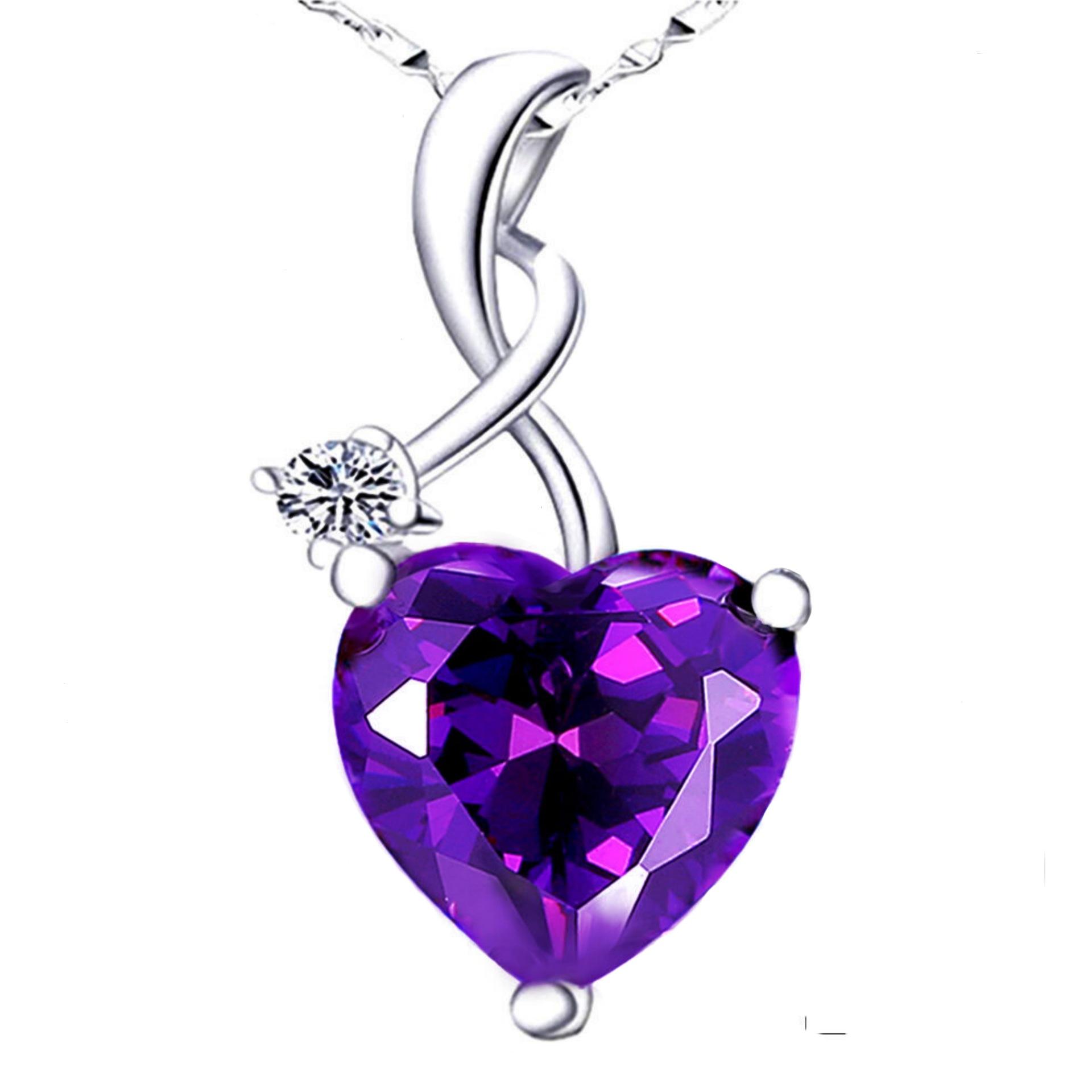 

Цвет Персикового Сердца Кулон Шеи Ключицы Цепи