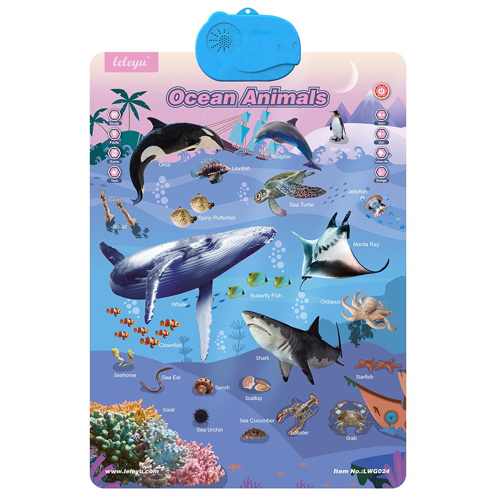 High-Quality Children's English Talking Wall Chart Toy