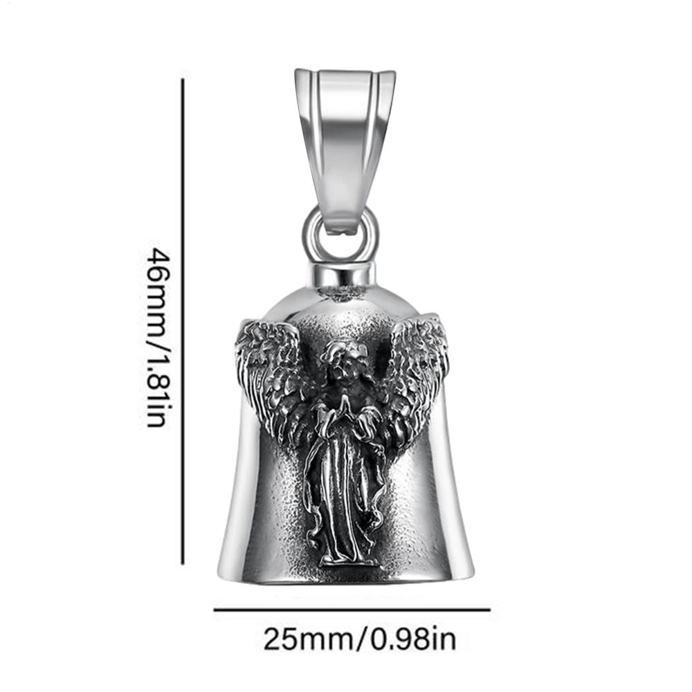 Motorrad Engel Flügel Glockenanhänger Engelsflügel Motorradfahren Glocke Tragbar Motorrad Hängen Fahrglocke Deko-Zubehör