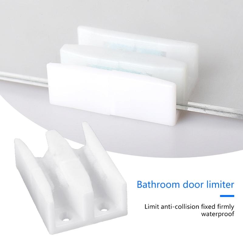Glass Door Track Guide Sliding Shower Door Bottom Guide Divider Track Guide for Sliding Doors Bottom Accessories