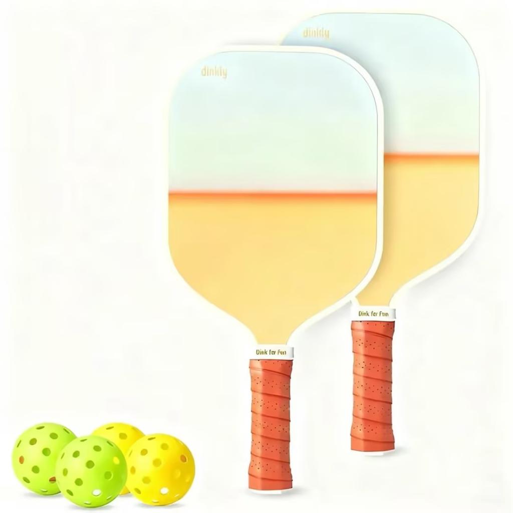 2026 Pickleball Paddles Set 2/4 USAPA Approved Graphite Fiberglass Racket 2 Paddles 4 Balls 1 Portable Carry Bag Adult 227g