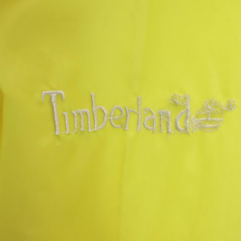 Timberland Half zip Nylon jacket M yellow pullover Men's Used