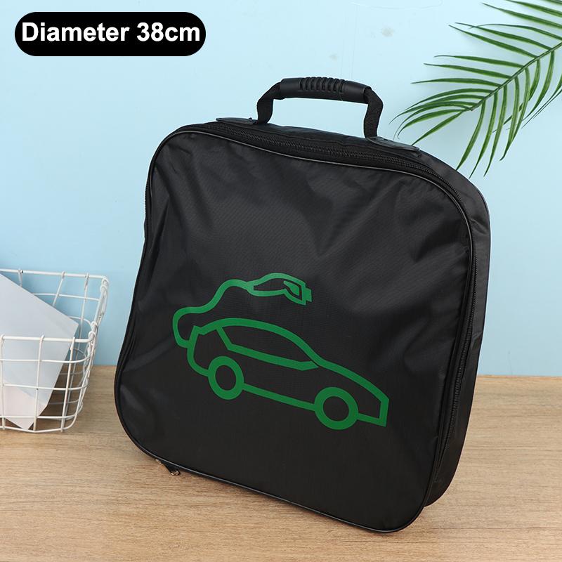 

Electric Car Battery Jumper Cable Storage Bag Waterproof Ev Car Rechargeable Gun Storage Organizer For Charging Cables Cords S2