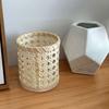 Bamboo Woven Cup Holder Rack Retro Tea Cup Storage Box Convenient Paper Cup Dispenser  Tea Ceremony
