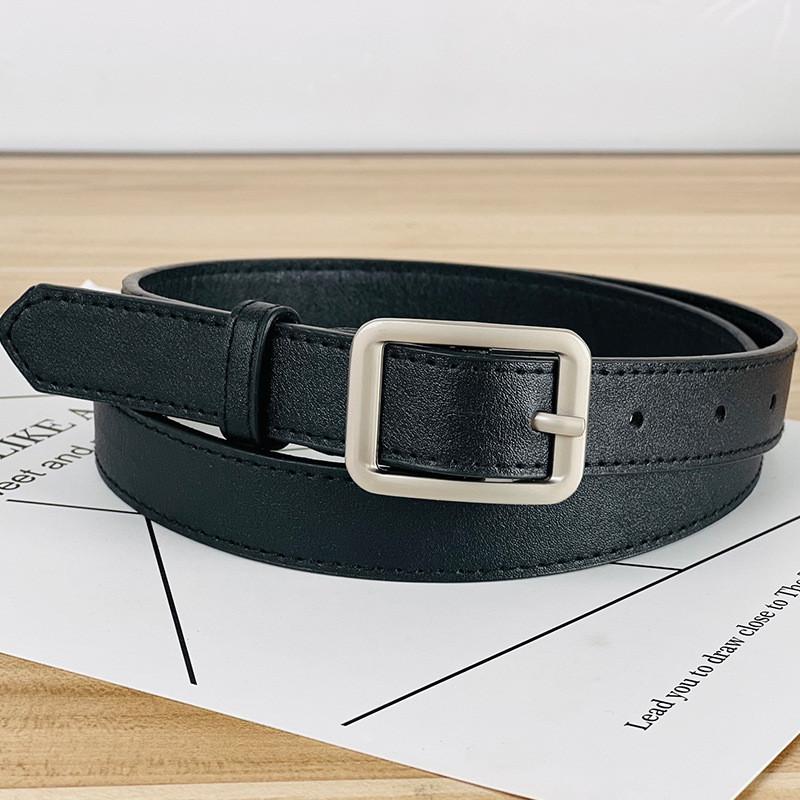 Simple Fashionable Womens Belt Metal Pin Buckle Outdoor Casual Belt Waist