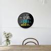 Indoor Air Quality Monitor CO2 Tester Meter Hygrometer With Temperature Dampness Measurement And Wall Mountable Design